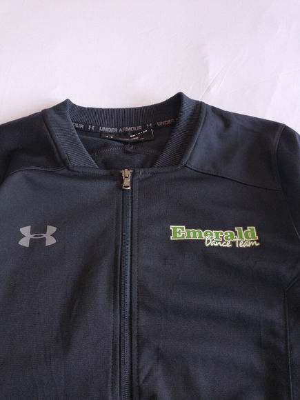 UNDER ARMOUR | Men's Black US College Track Jacket Bomber Jacket | S - Picture 2 of 8